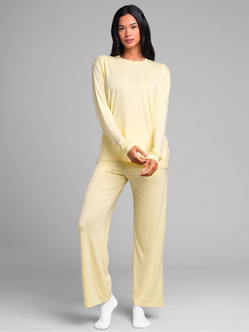 Comfrt Cloud Lounge Set in Buttercream Yellow Medium